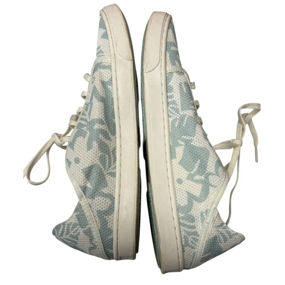 Olukai Pehuea Li Sneakers Island Floral Mesh‎ Vacation Resort Tropical 10
